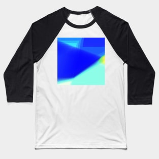 blue yellow abstract texture Baseball T-Shirt